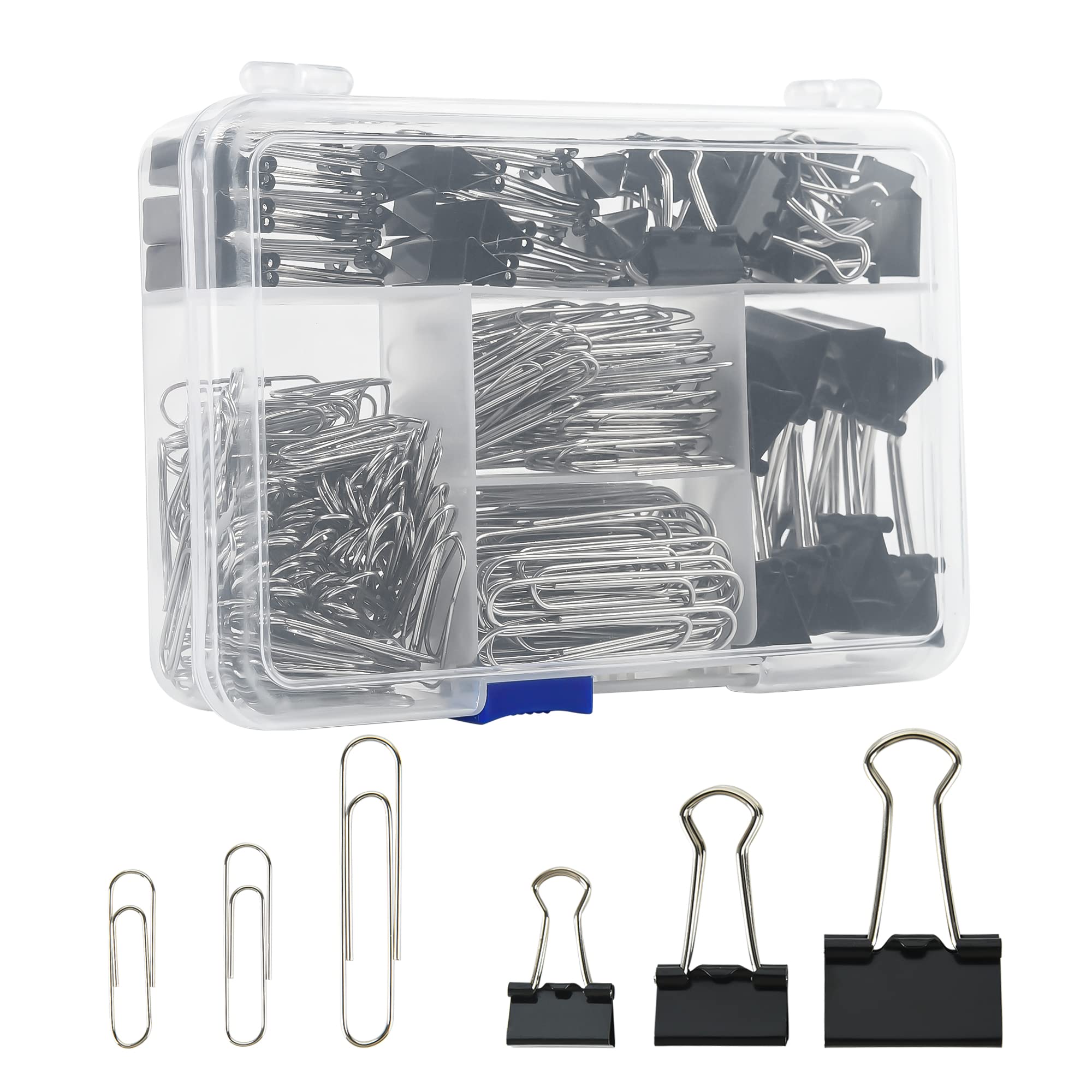 Binder Clip Assorted - Conjunto de Clipes de Papel de