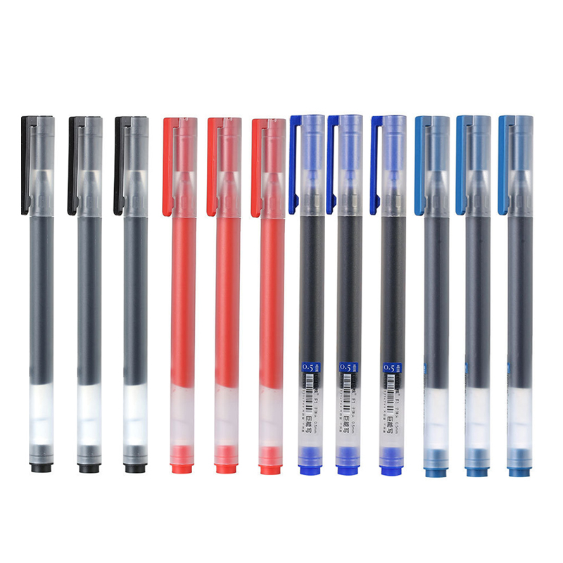 Stationery Supplies Business - 12/6 pc/lote caneta gel 0.5mm tinta
