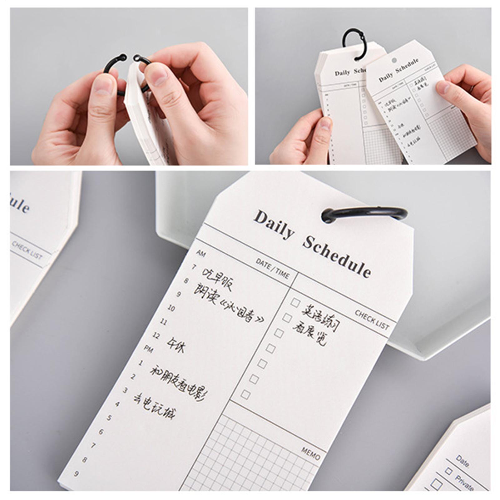 Office Stationery Supply List - Bloco de notas portátil, lista de