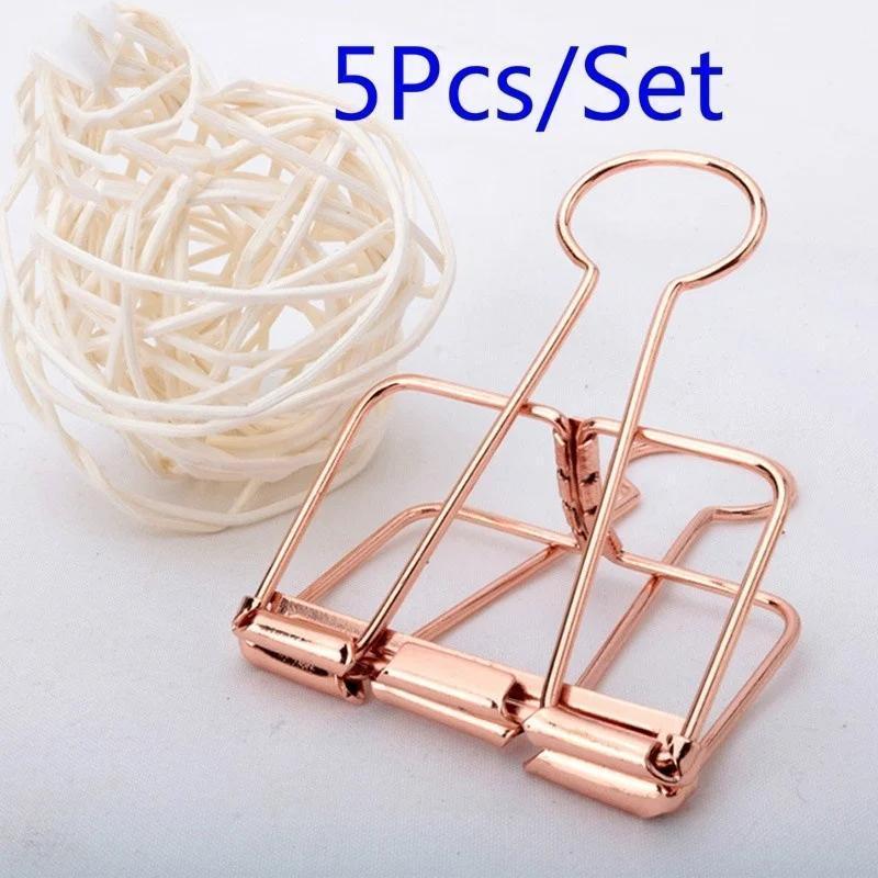 Binder Clip Assorted - Clipes de pasta de metal em
