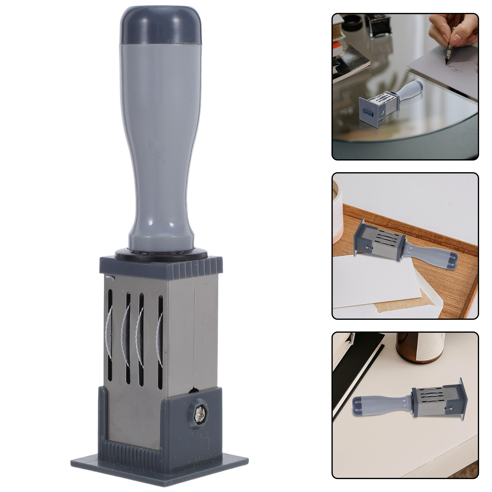 Self Inking Stamp - Carimbo de Data Portátil e Compacto,