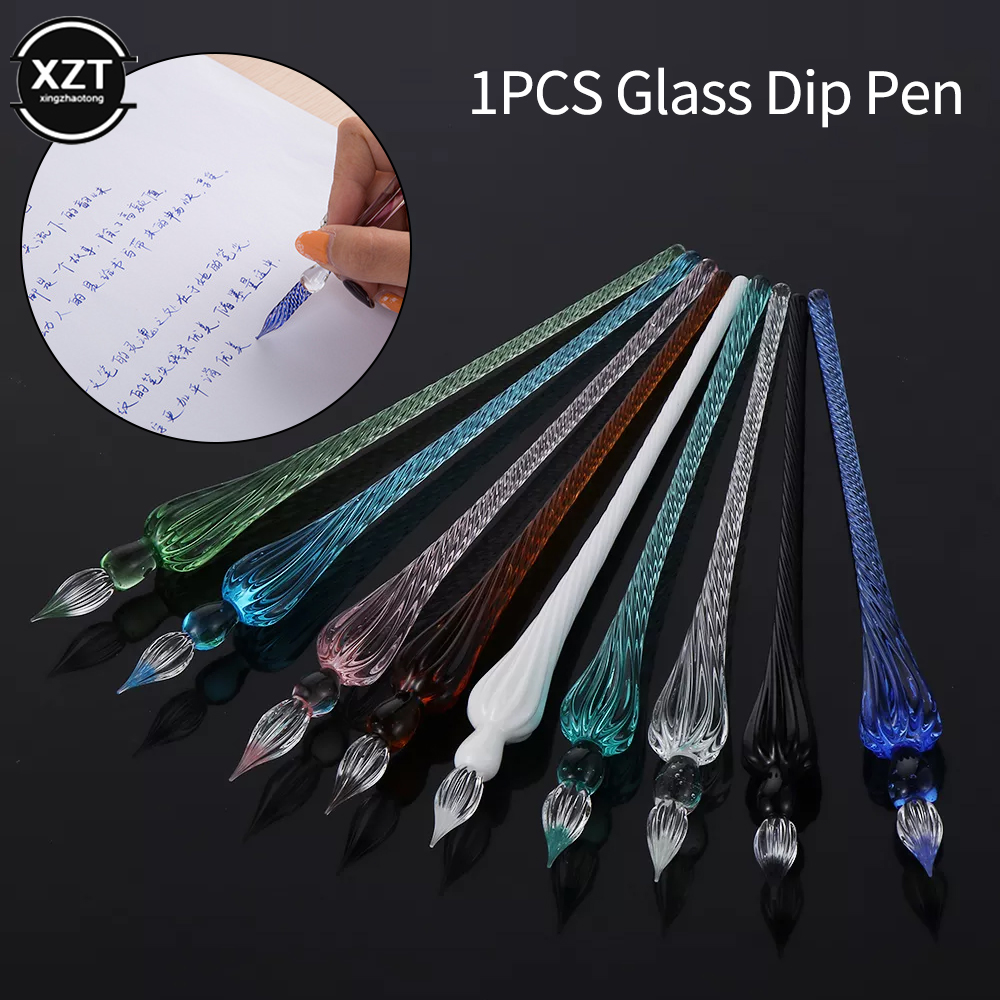 Fountain Pen Ink - 1 pçs novo mergulho de vidro
