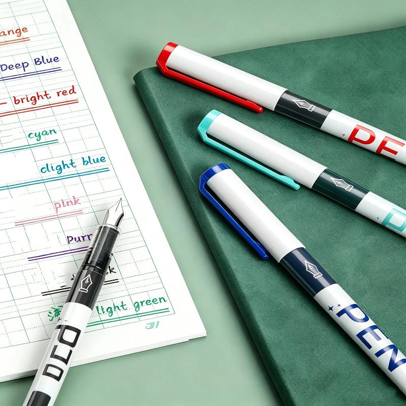 Fountain Pen Ink - Canetas-tinteiro Descartáveis de Grande Capacidade 0.38mm