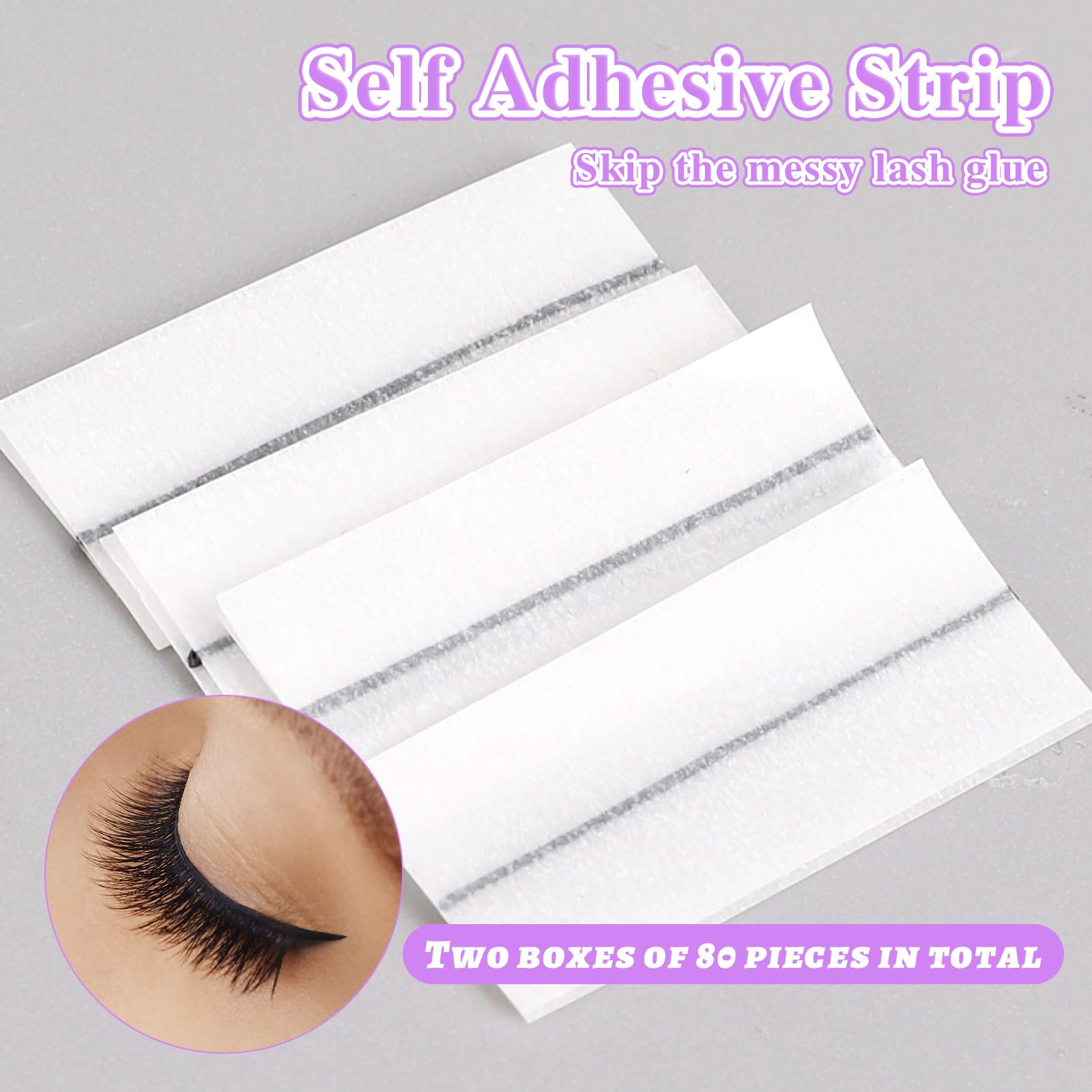 Tiras adesivas para cílios aut - Glue Stick Pack avaliação e preço