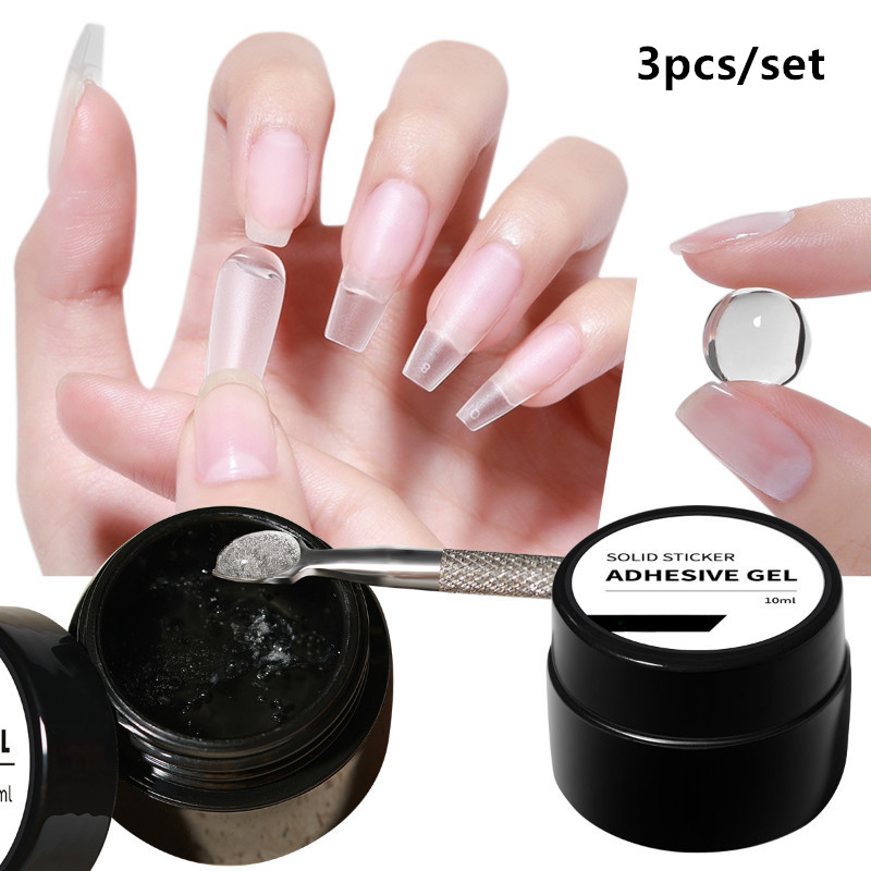 3 pçs/set sólido dicas de unha - Glue Stick Pack avaliação e preço