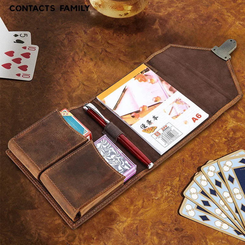 Luxo retro couro notebook capa - Stationery Supplies Business avaliação e preço