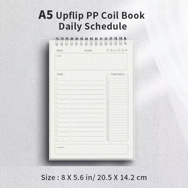 1pc planejador agenda espiral  - Office Stationery Supply List avaliação e preço