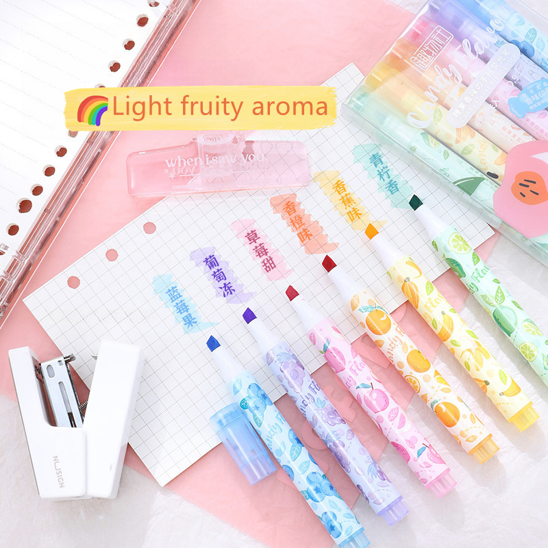 Canetas de ponta macia perfuma - Highlighter Set Pastel avaliação e preço