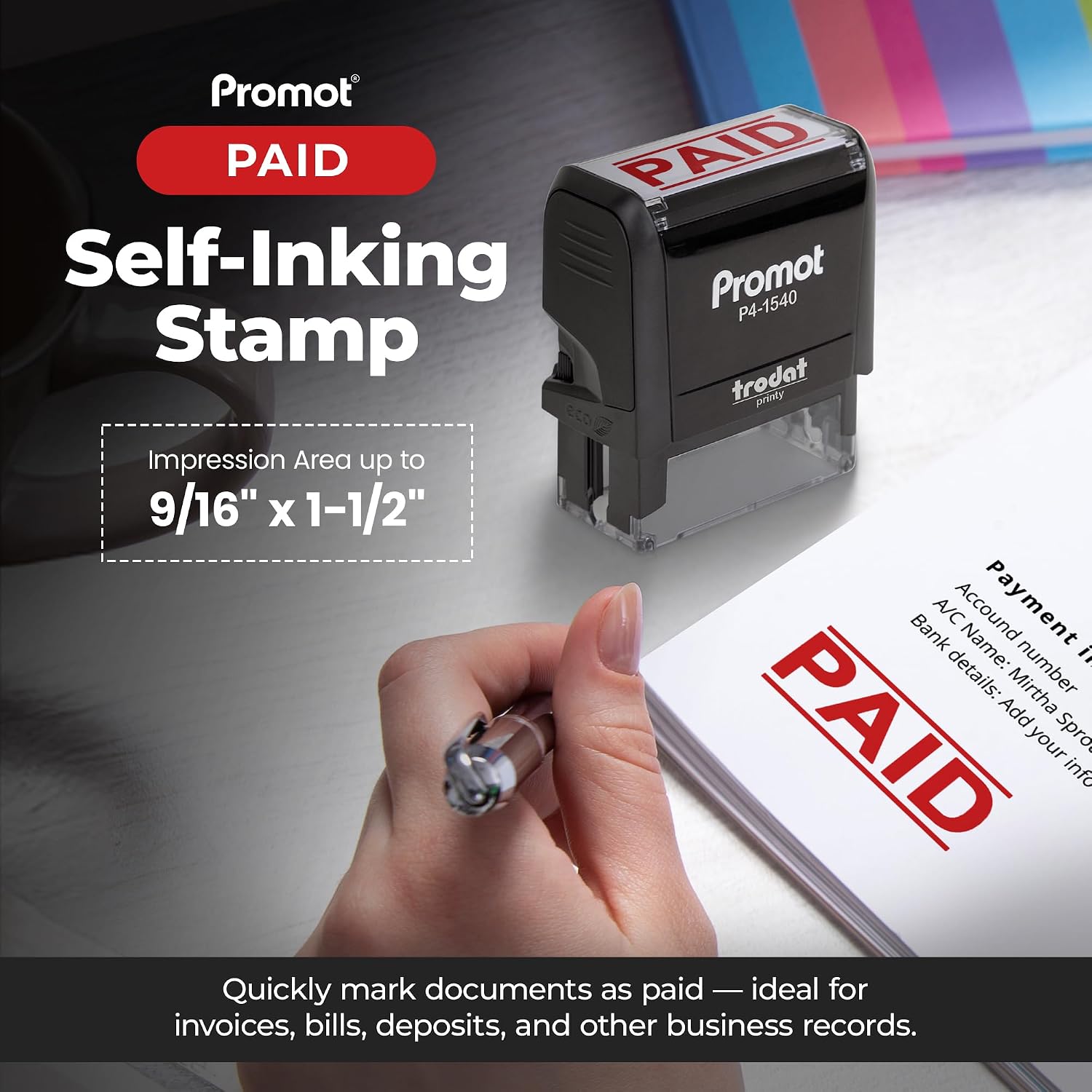 Carimbo Autoentintado Recarreg - Self Inking Stamp avaliação e preço