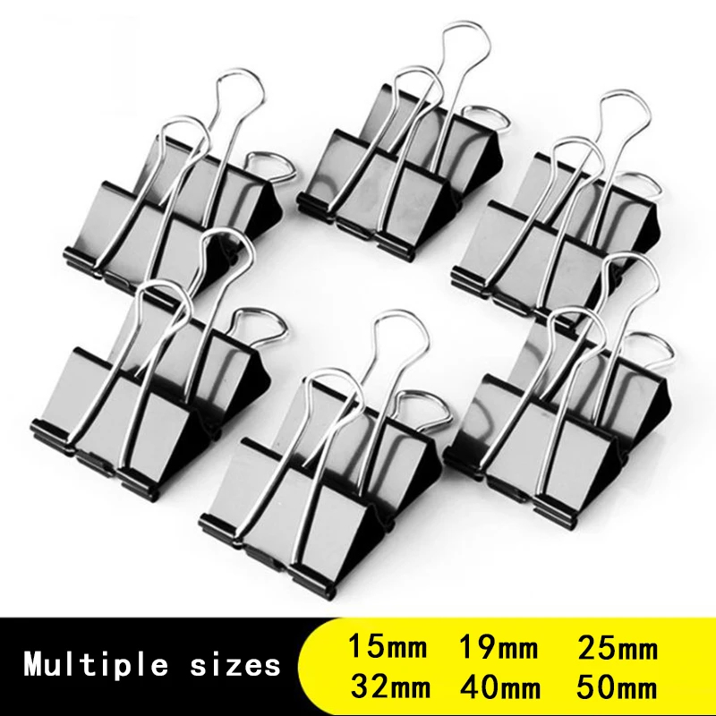 10/20PCS Clipes de Papel Metál - Binder Clip Assorted avaliação e preço