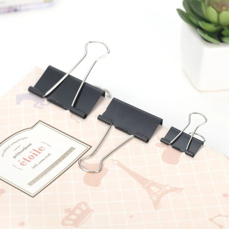 10/20PCS Clipes de Papel Metál - Binder Clip Assorted avaliação e preço