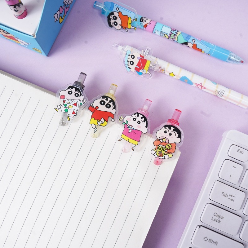 Caneta Gel Cartoon Crayon Shin - Fountain Pen Ink avaliação e preço