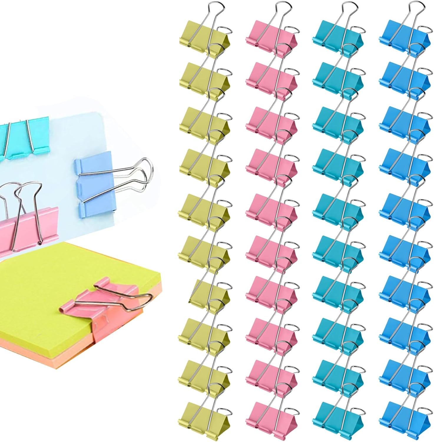Clipes Dobráveis, 40 Clipes de - Binder Clip Assorted avaliação e preço