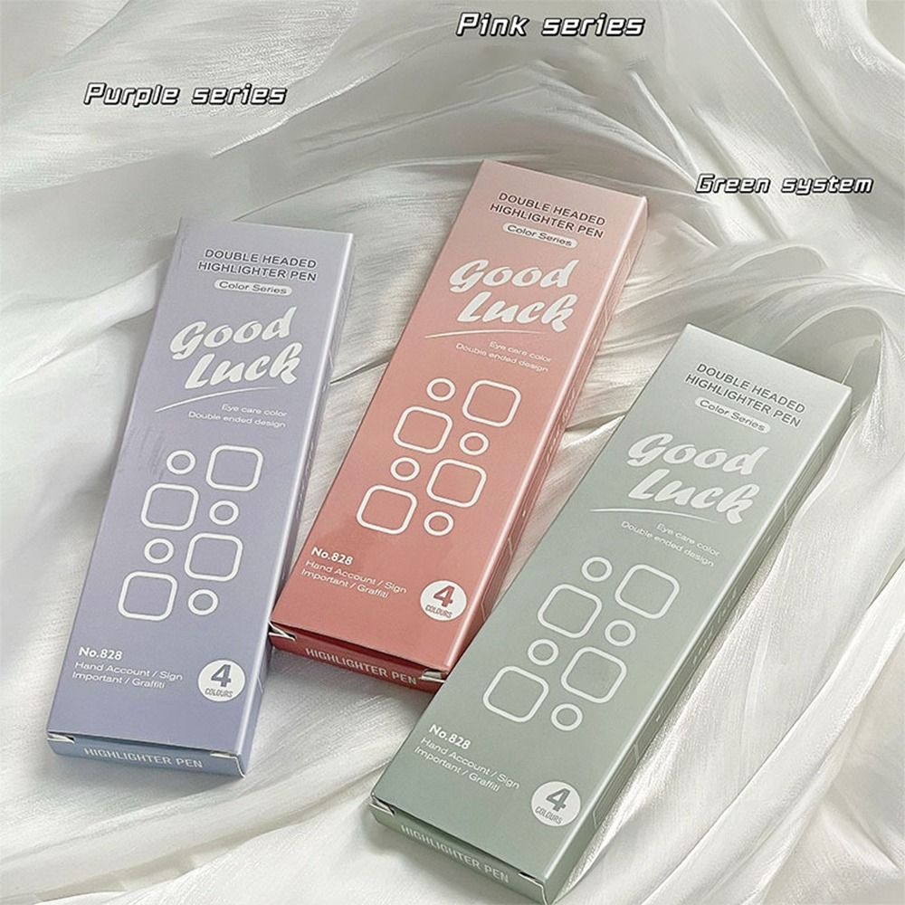 Caneta Fluorescente de Ponta D - Highlighter Set Pastel avaliação e preço