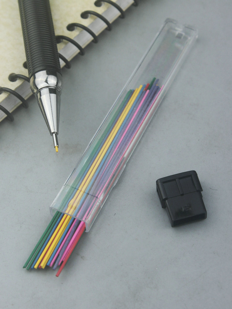 Lápis mecânico colorido chumbo - Mechanical Pencil Lead avaliação e preço