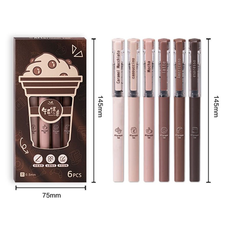 Canetas de tinta gel série chá - Gel Ink Pen Set avaliação e preço