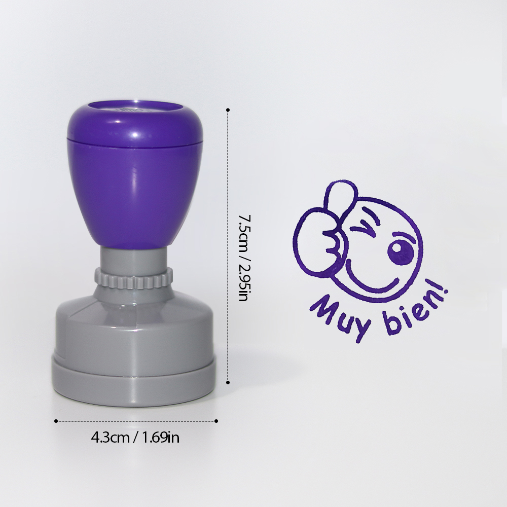 Cor 3 peças grande carimbo de  - Self Inking Stamp avaliação e preço