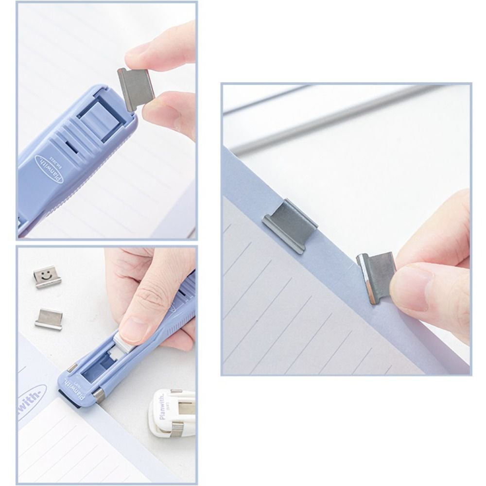 Mini plástico papel grampeador - Binder Clip Assorted avaliação e preço