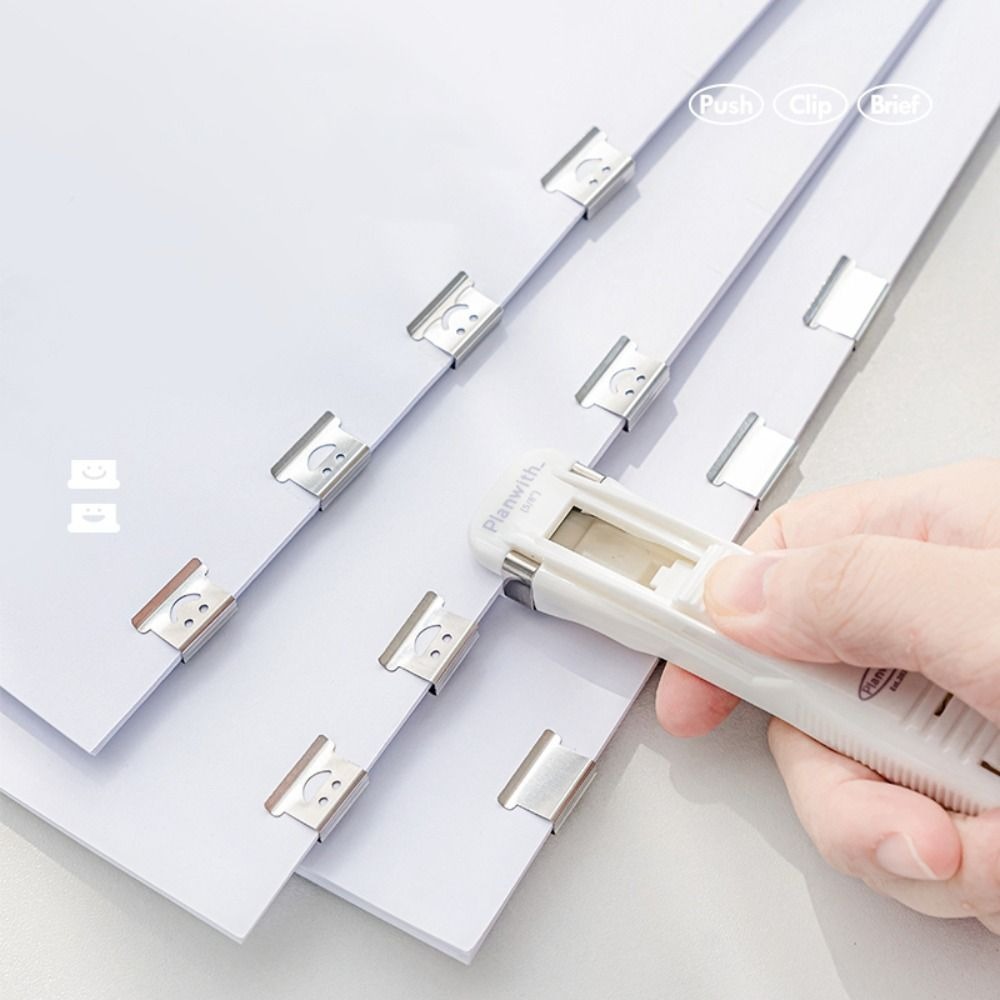 Mini plástico papel grampeador - Binder Clip Assorted avaliação e preço