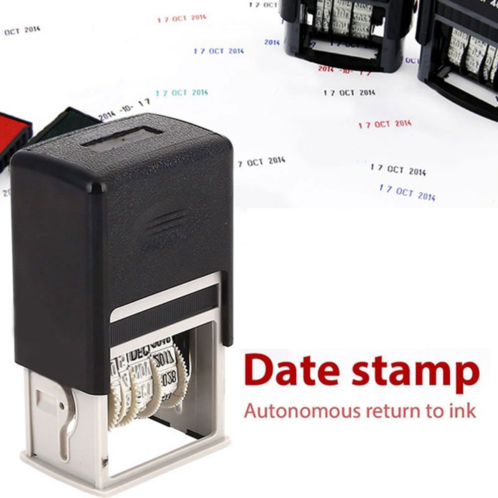 Carimbo de Data em Metal Autoe - Self Inking Stamp avaliação e preço